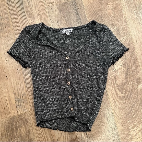 CRAVE Fame Women’s Black Crop Top Size Small - Picture 1 of 6